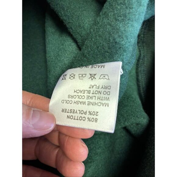 PARKE NWT Varsity Mock neck in Forest Maroon Size XXL - Picture 11 of 13